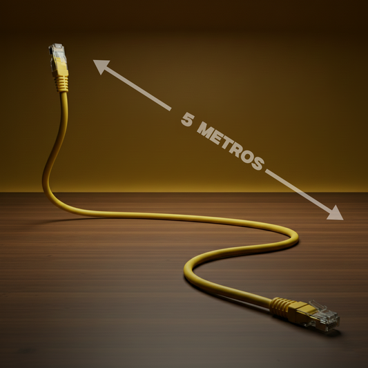 Cable de Red Rápido - 5 m - Categoría 6 , Modelo : HL-CAB8476