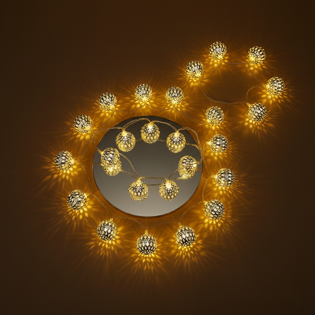 Serie de luces en forma circulares. Modelo: COL101G1