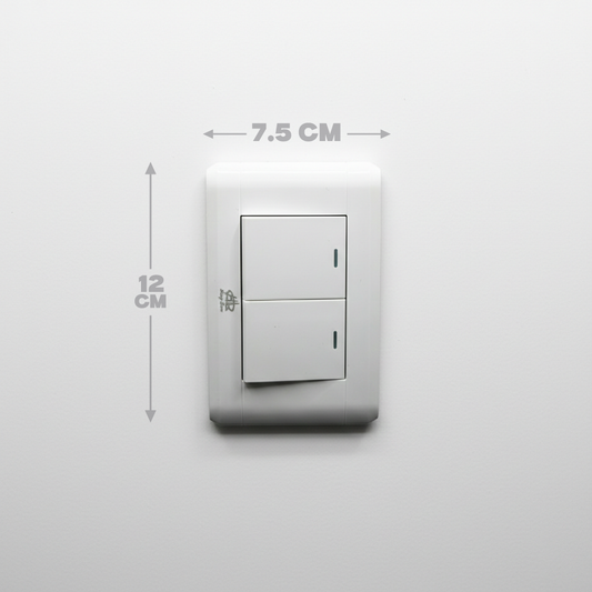 " Interruptor de dos control dobles abiertos. Modelo: KG5480"