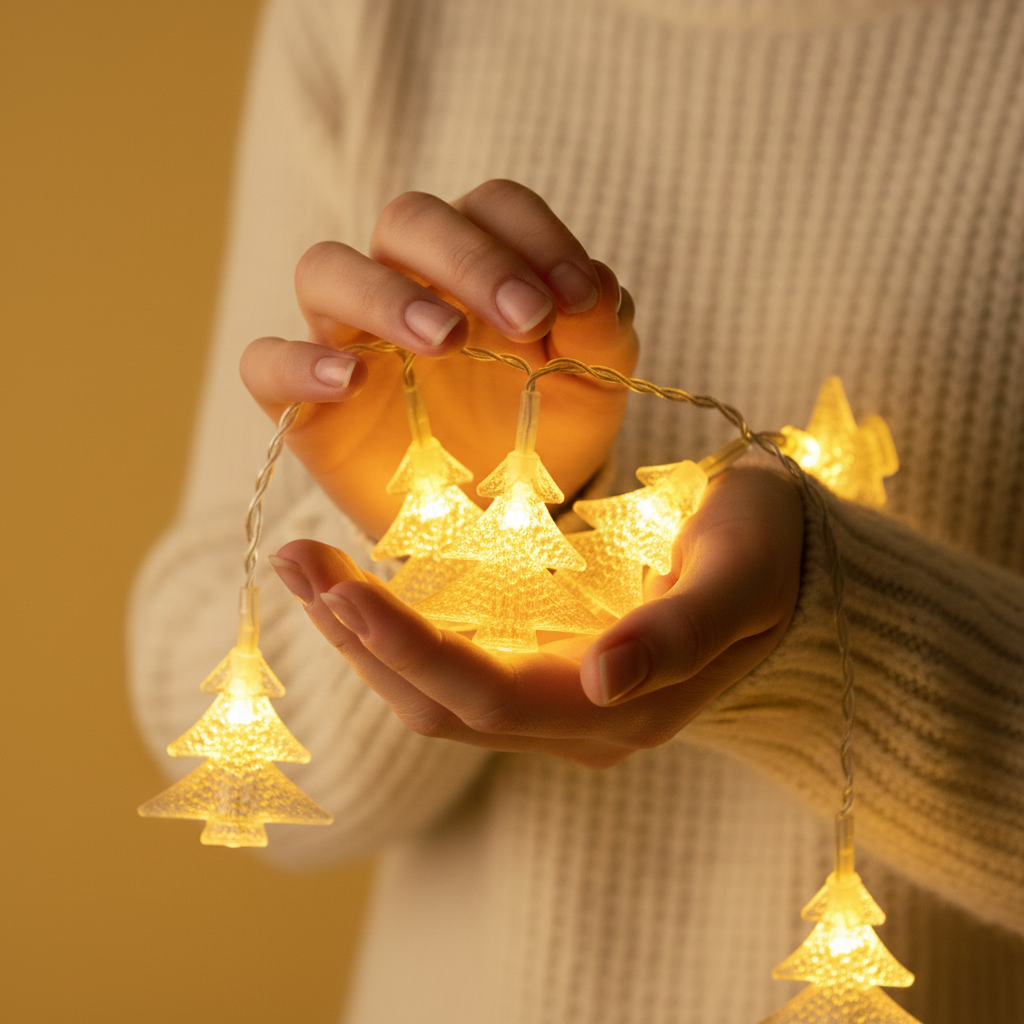 Serie de luces con forma de árbol de navidad DML8276