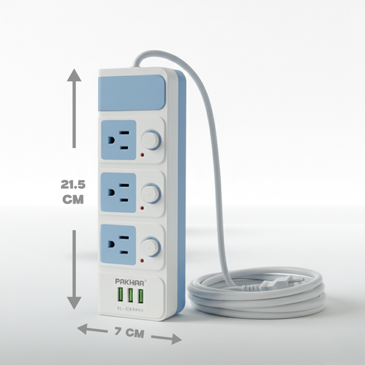 Extensión con 3 enchufes. Modelo: HL-CZ5402