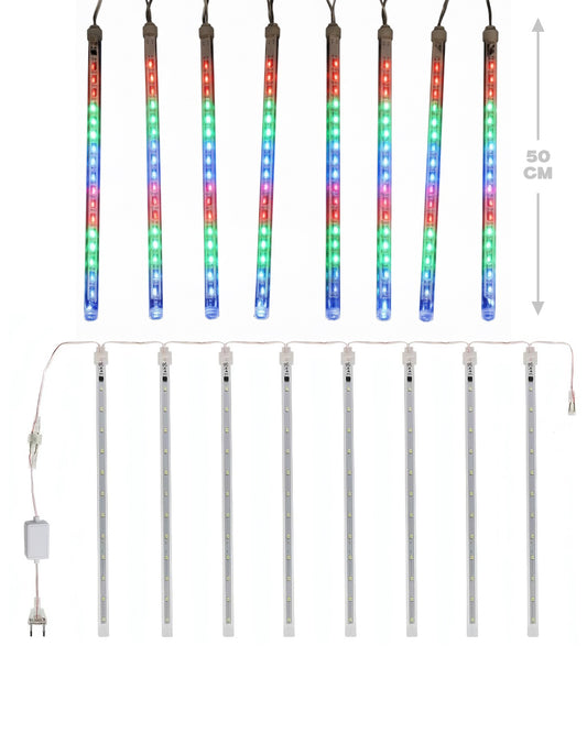 Serie de 8 tubos con luz de colores.Modelo:DML8252