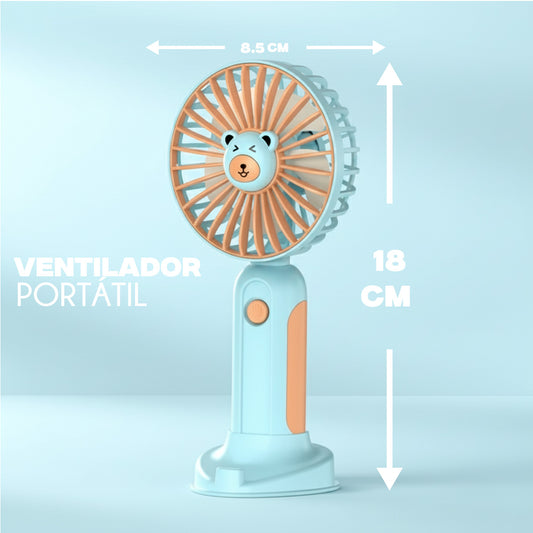 Ventilador portatil, diseño de osos: HL-VEN8651