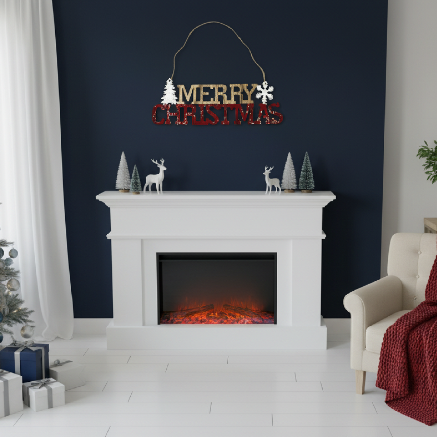 Colgante Navideño de madera HL-SDH8403