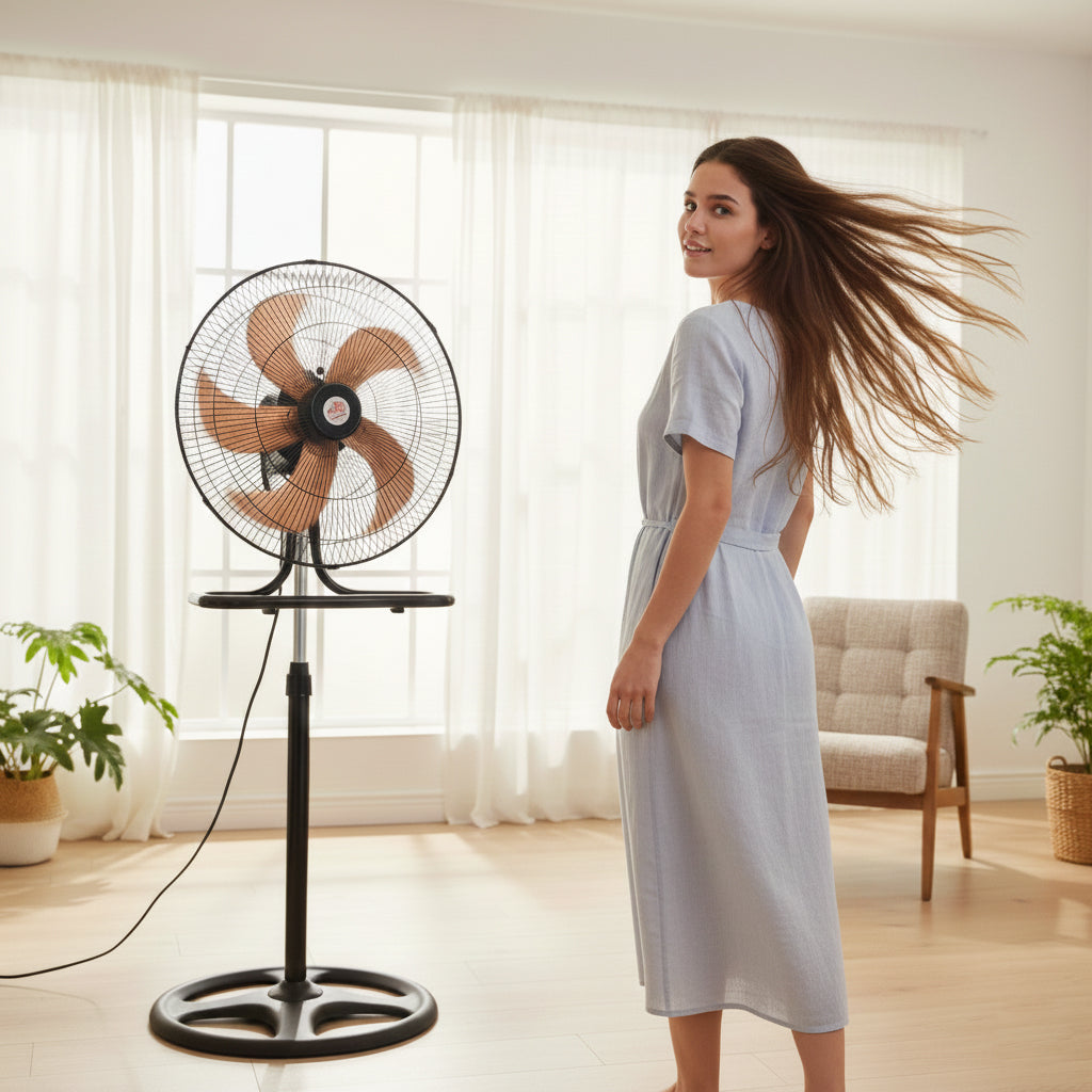 Ventilador de color negro. Modelo: VEN16N