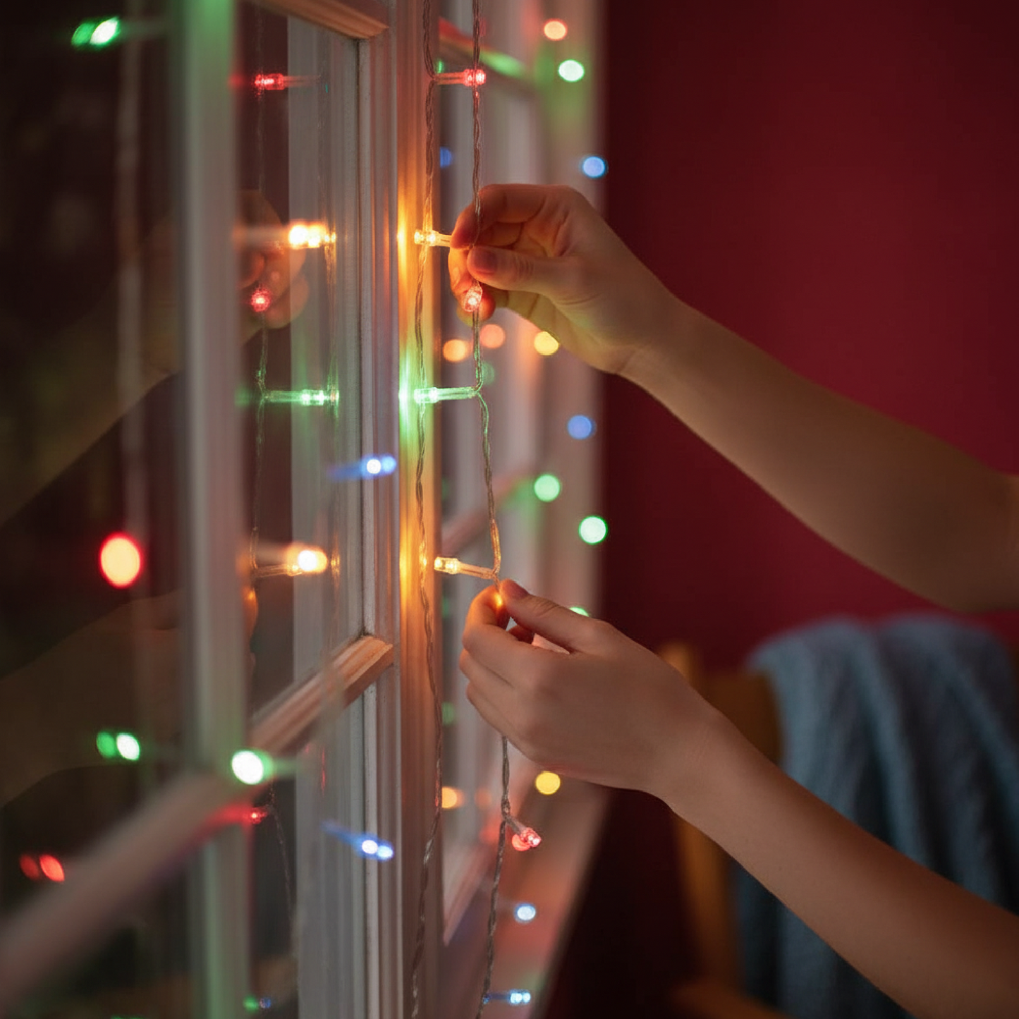 Serie de luces para decoración navideña DML8163