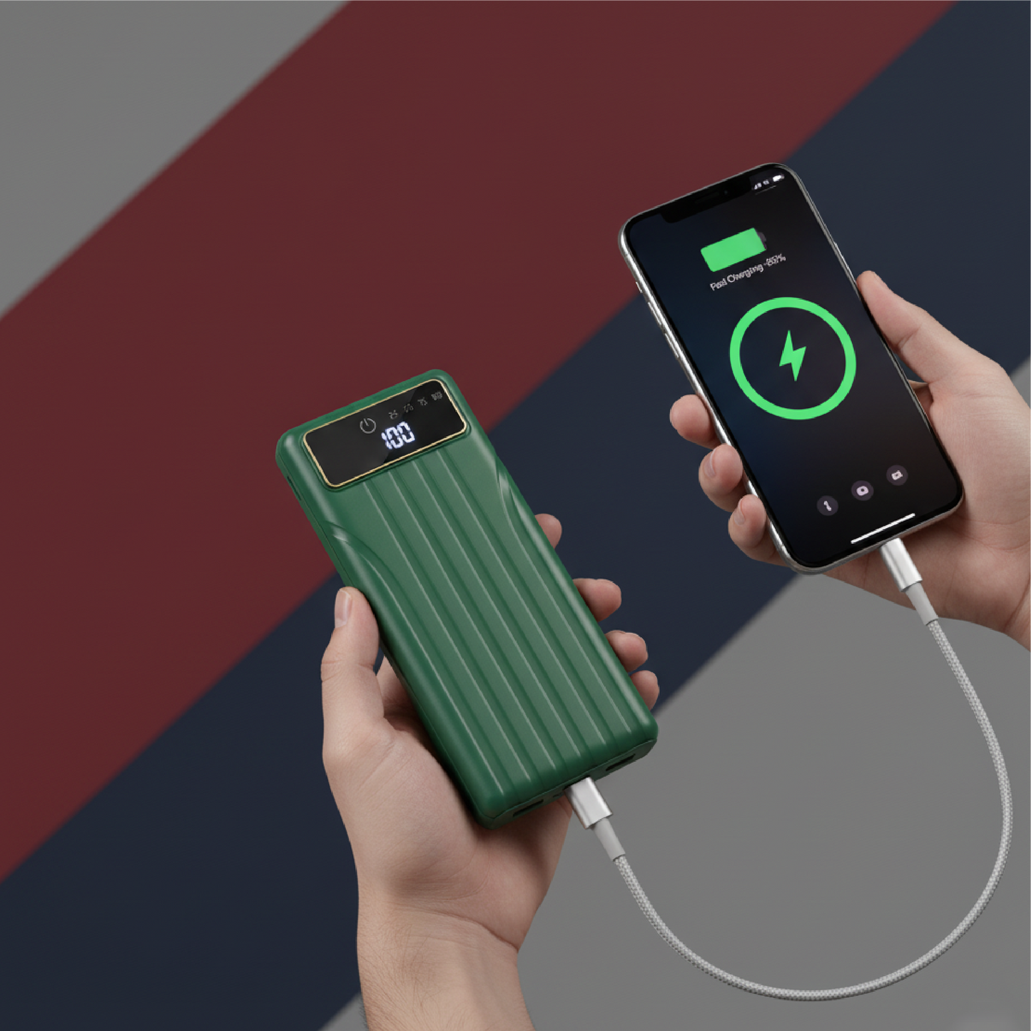 Pila Portátil Power Bank,20,000mAh, Modelo HL-PB-019A -