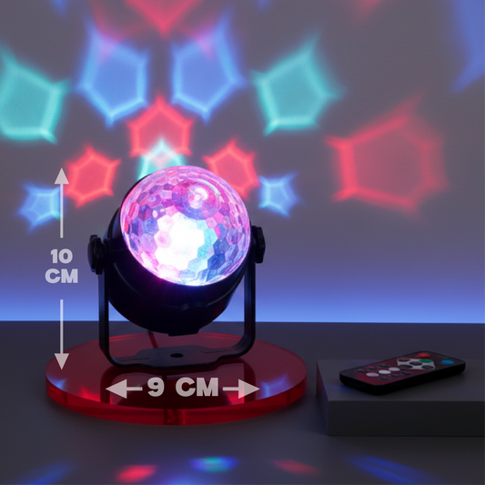 Luz de techo rotativa de colores. Modelo INT072