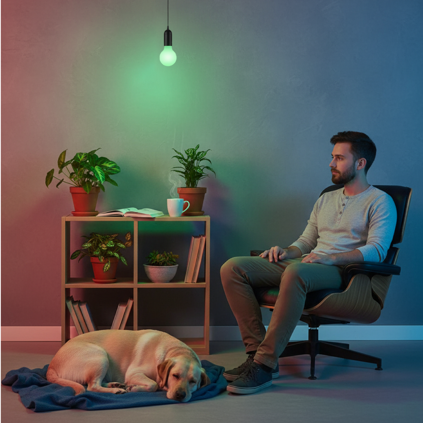 Bombilla de color verde MODA-FOC71V