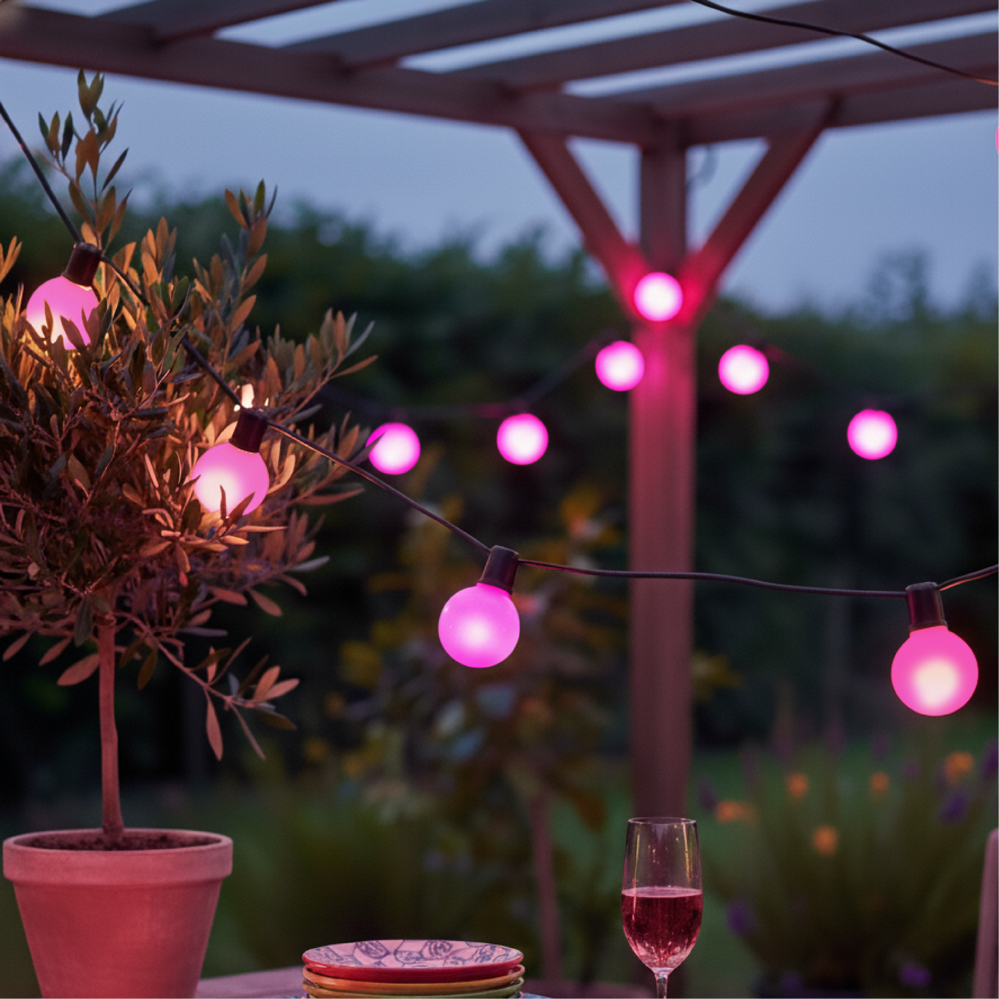 Bombilla LED de color rosa MODA-FOC71M