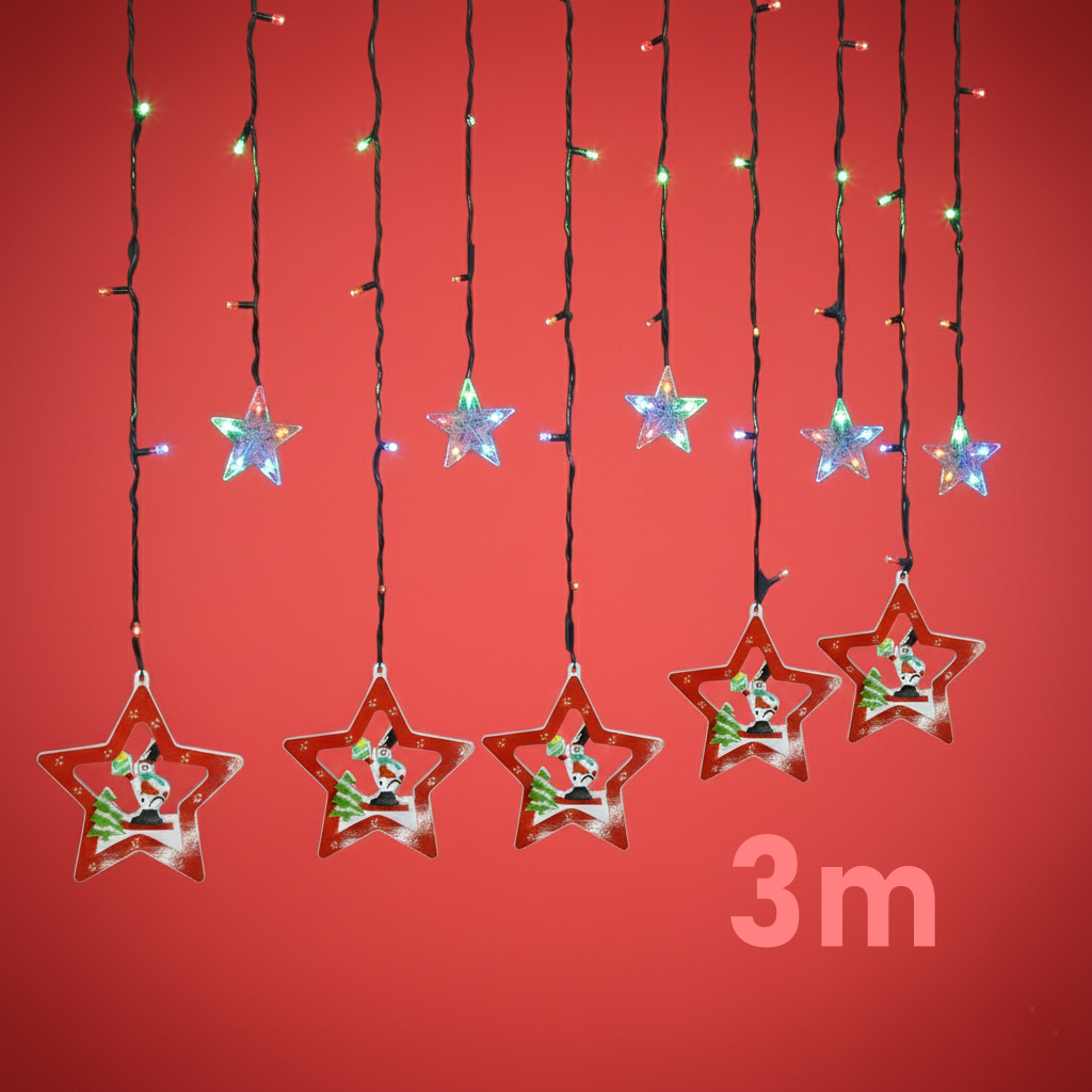Colgantes de estrella 5 puntas DML8247
