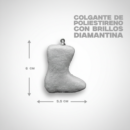 Adorno Navideño Bota Colgante para Árbol de Navidad - Modelo HL-SDH8414