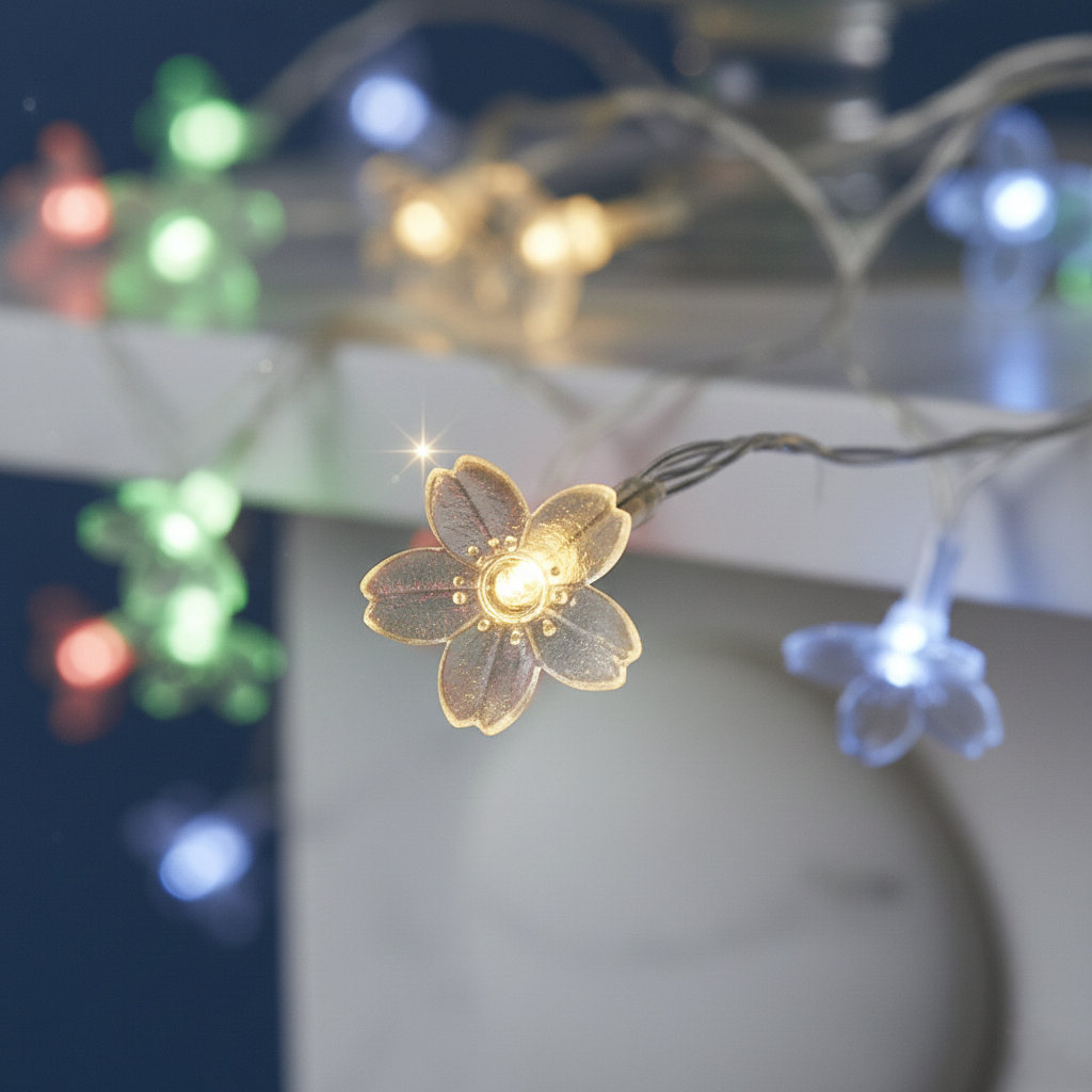 Cadena de luces de flor de cerezo DML8267