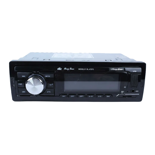 Autoestereo con Reloj, radio Fm, USB, TF y AUX: HL-AT375