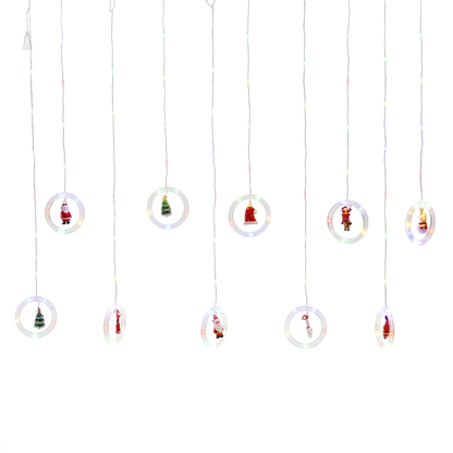Serie navideña de aros con 5 figuras navideñas DML8219