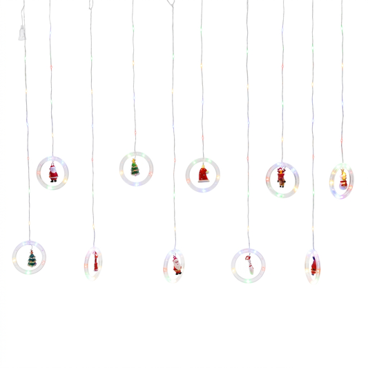 Serie navideña de aros con 5 figuras navideñas DML8219