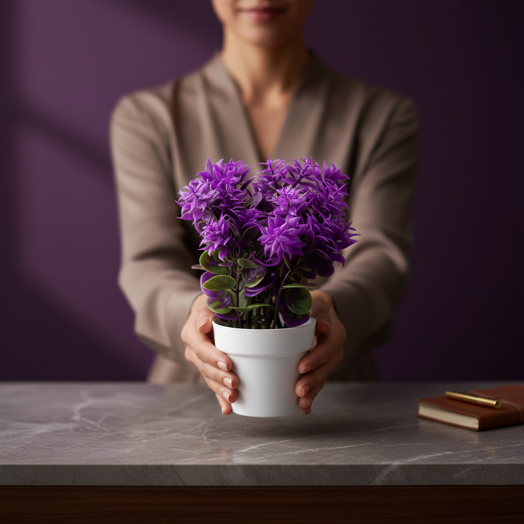 Flor artificial.Modelo: HL-YH22574