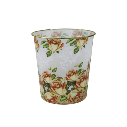 Bote de Basura con Flores Modelo HL-LJT8972