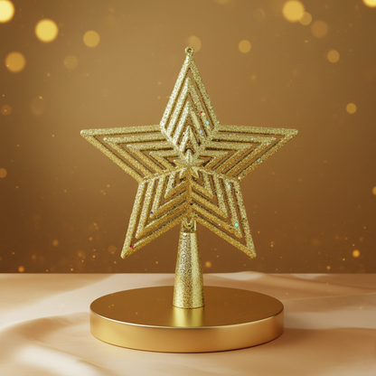 Copa para Árbol de Navidad en Forma de Estrella - Modelo HL-SDH8412
