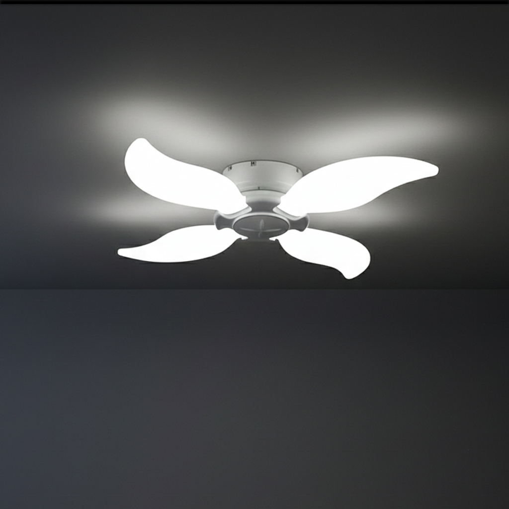Foco LED decorativo con aspas en forma de pétalo: HL-FOC50W-YE