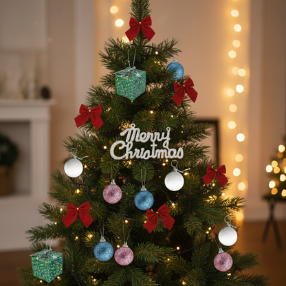 Juego de Adornos Navideños: Modelo HL-SDH8408