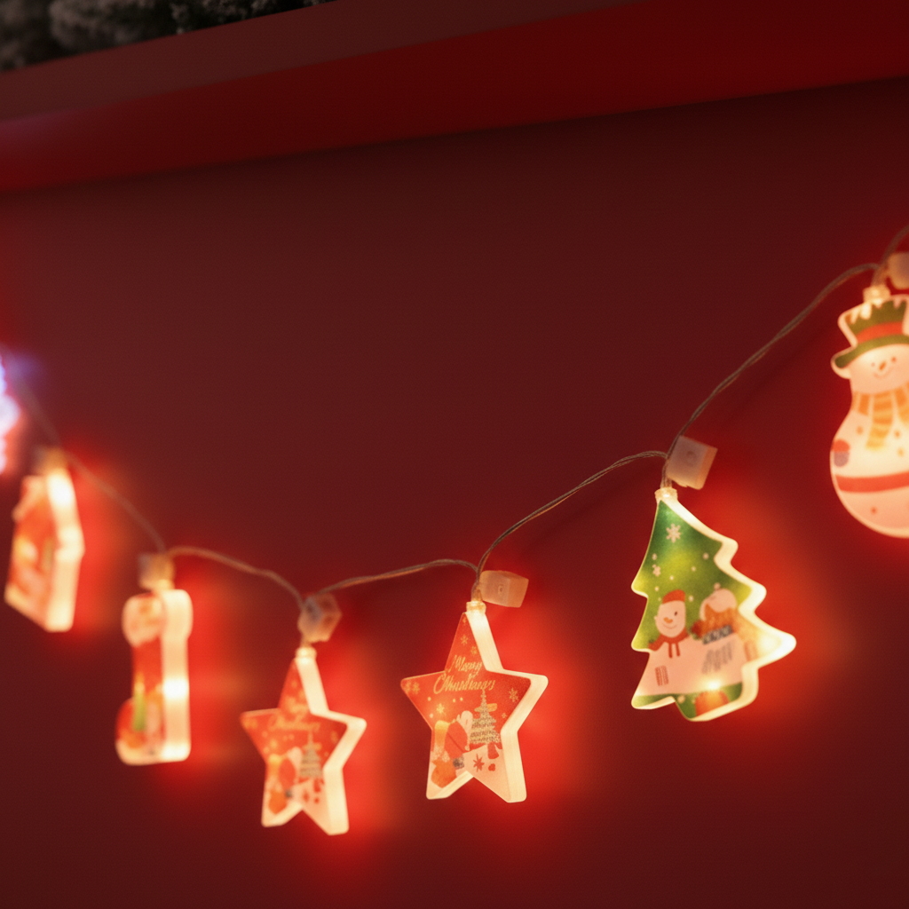Linternas colgantes pintados de navidad DML8258