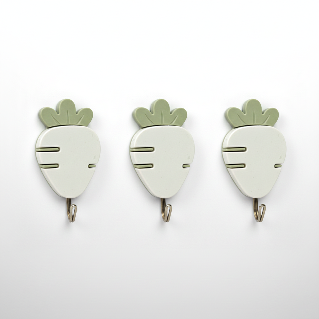 Percha adhesiva en forma de verduras: HL-PER9176