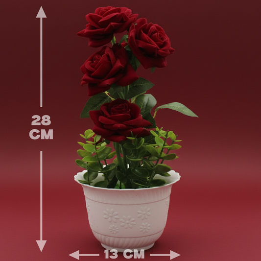 Maceta de Rosas Artificial.Modelo:HL-FAC9761