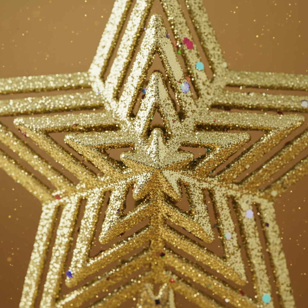 Copa para Árbol de Navidad en Forma de Estrella - Modelo HL-SDH8412