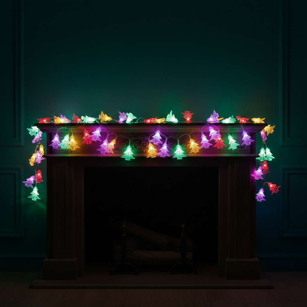 Serie de luces en forma de árbol de navidad DML8270