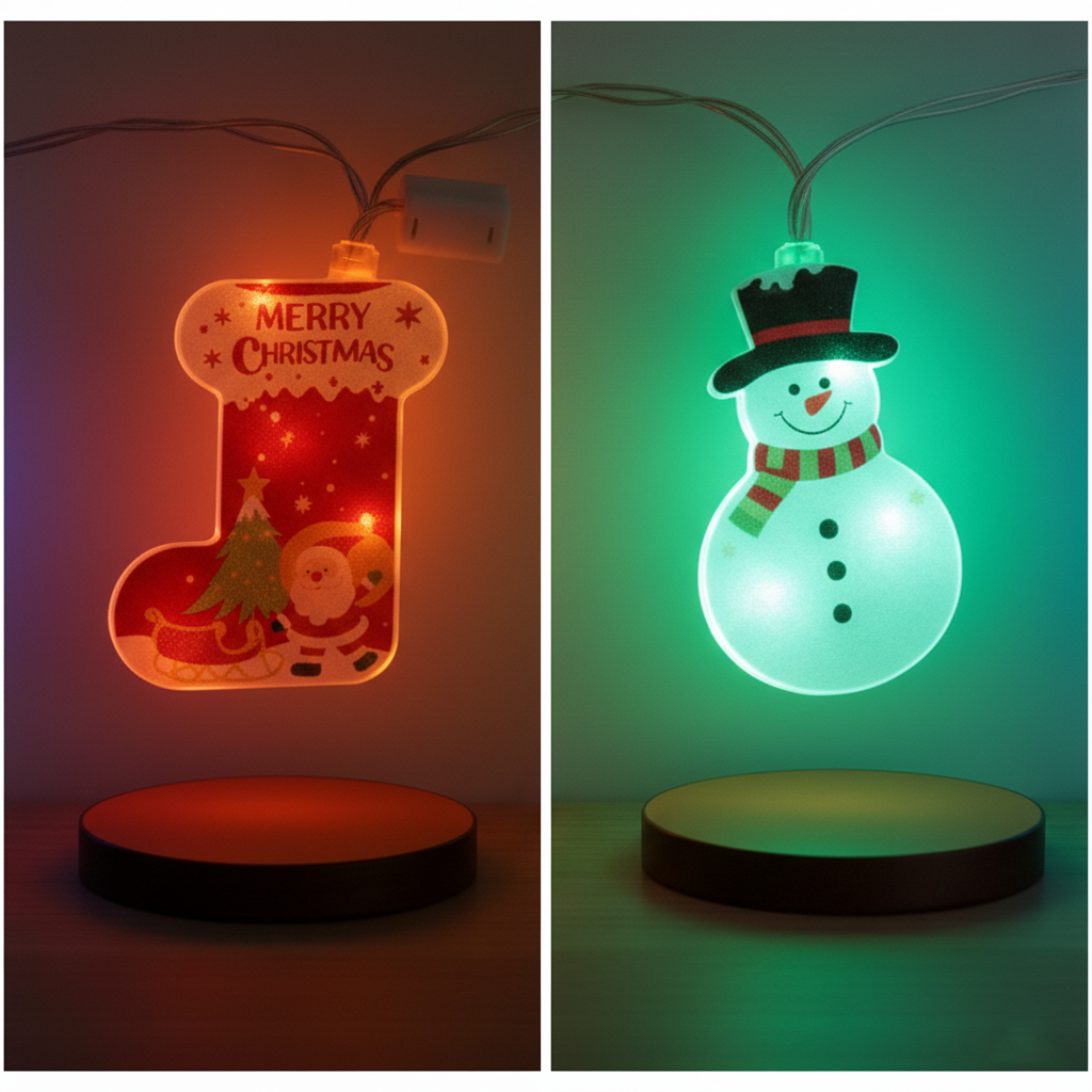 Colgantes pintados de navidad DML8257