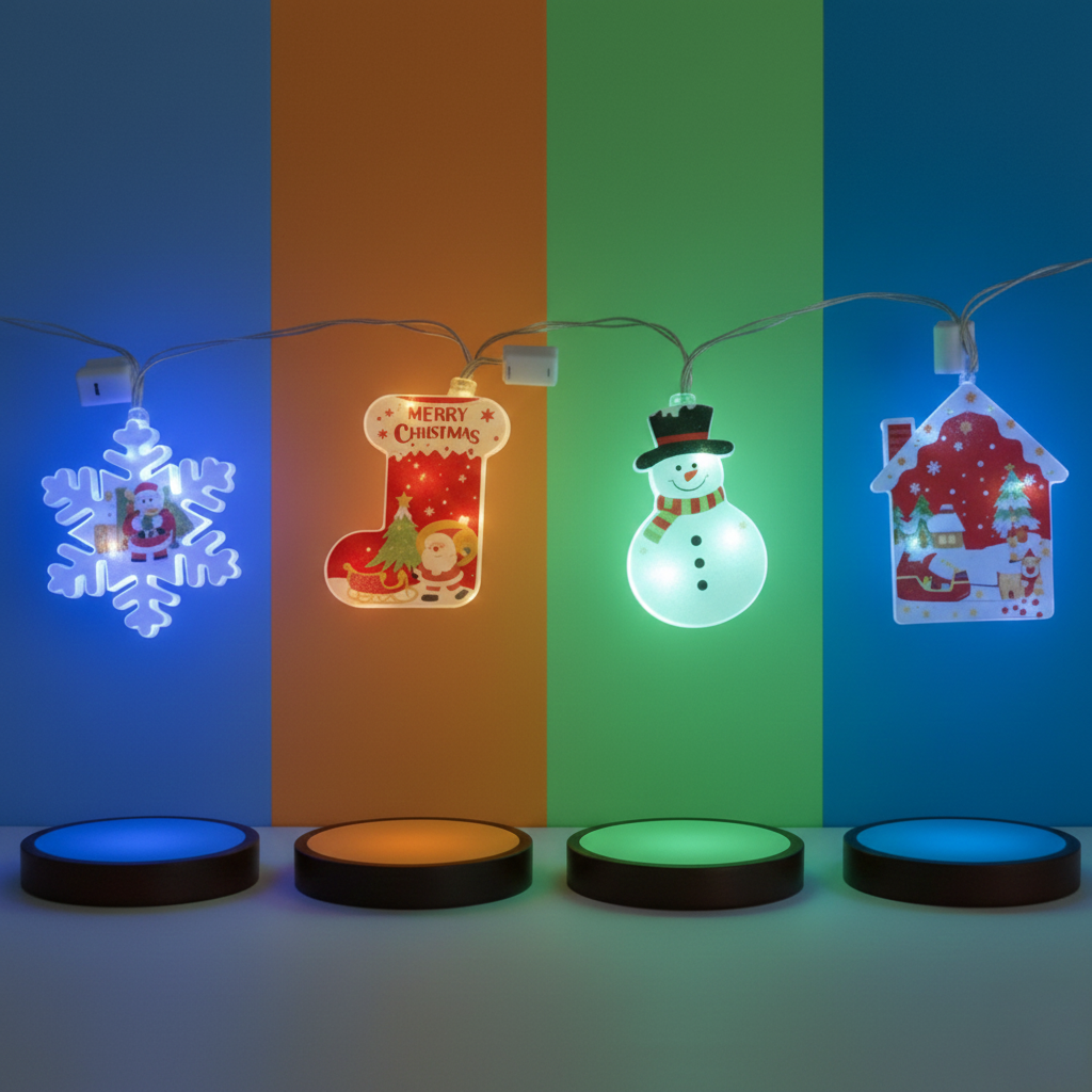 Colgantes pintados de navidad DML8257
