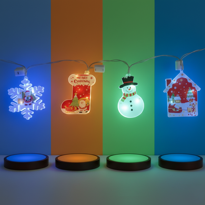 Colgantes pintados de navidad DML8257