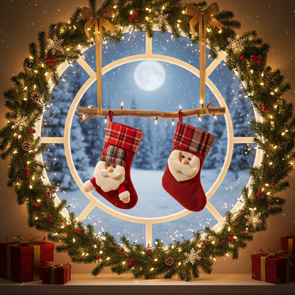 Bota de navidad.Modelo:HL-SDH8388