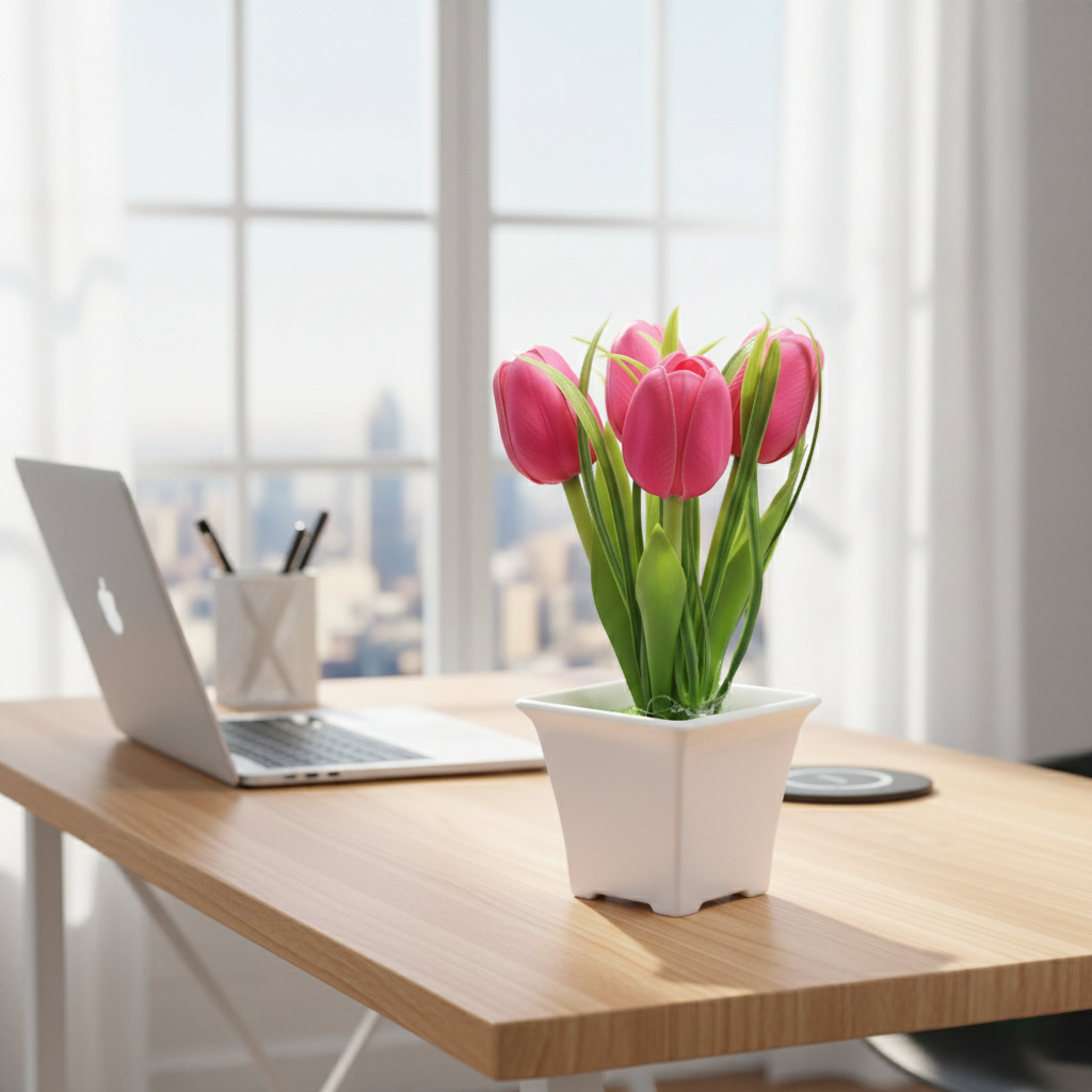 Tulipanes artificiales.Modelo: HL-FAC4308