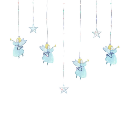 Serie de luces LED, de figuras de ángel y estrella DML8239