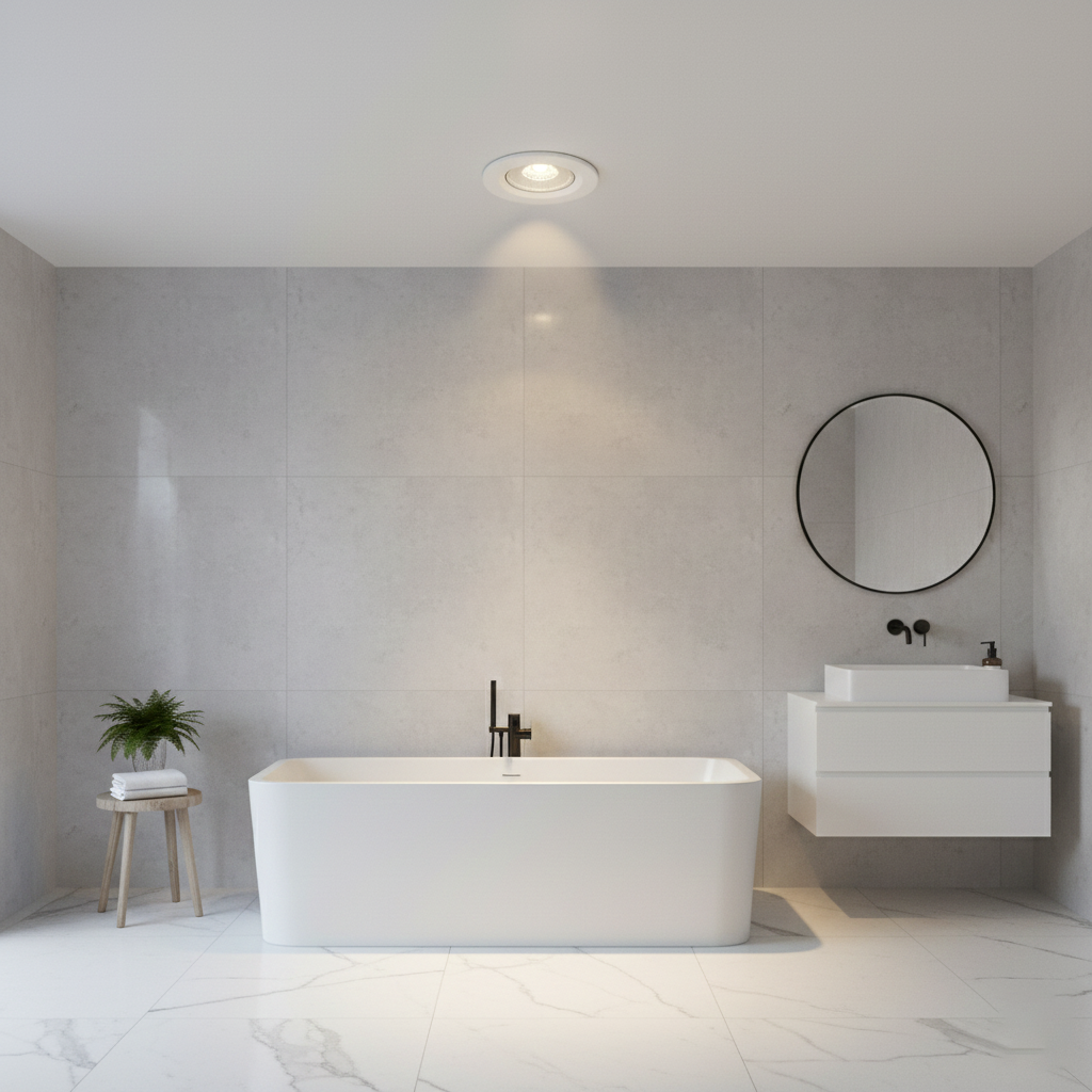 "Lámpara LED 9W - Luz Blanc, Redonda Circular Modelo INT011"