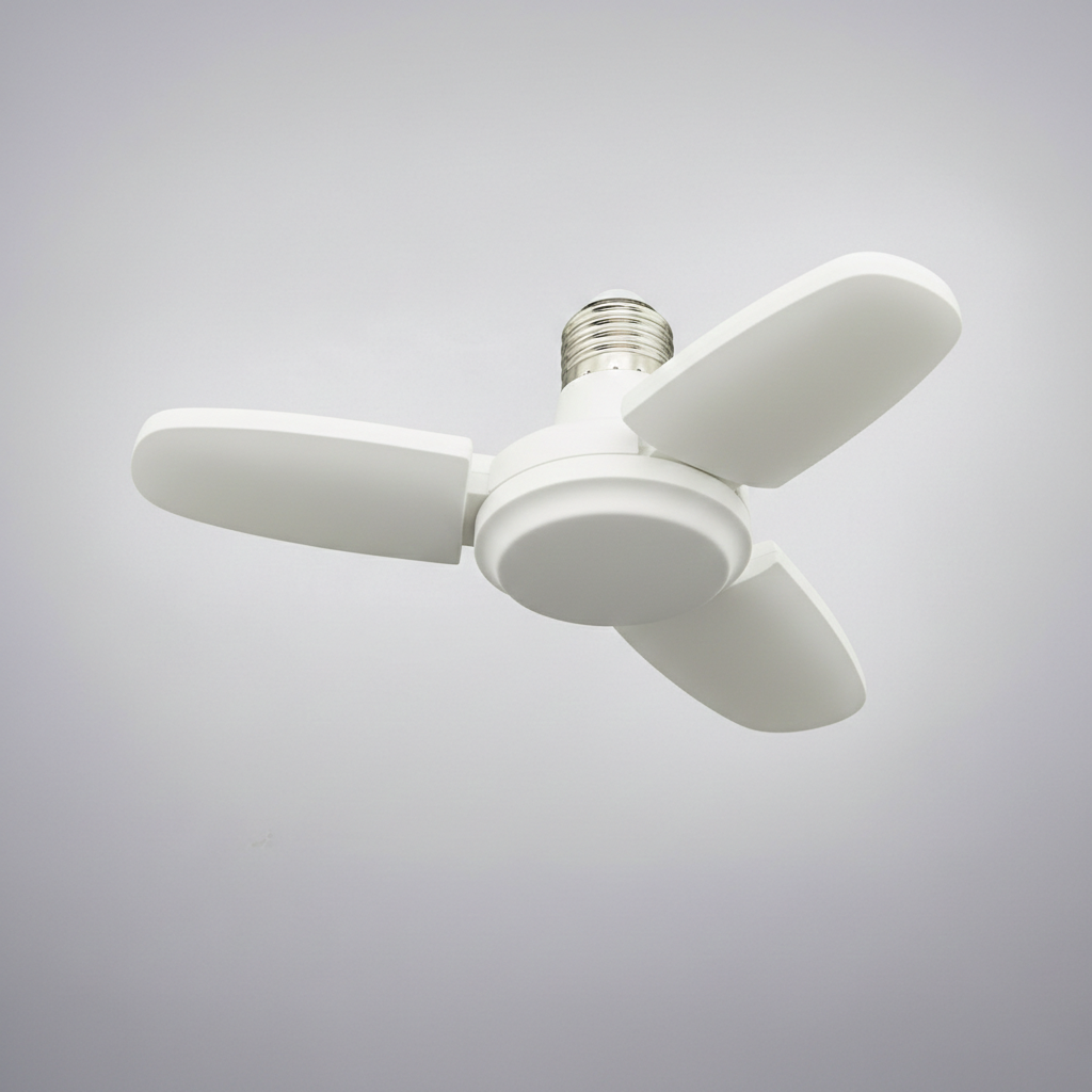 Mini foco 3 aspas LED luz blanca: HL-LAM24W-US