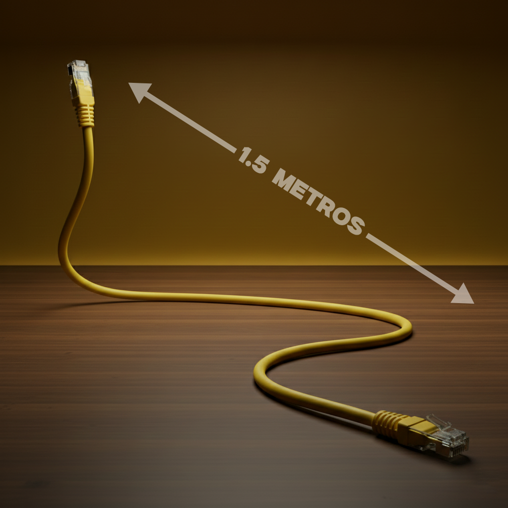Cable de Red Rápido - 1.5 m - Categoría 6 , Modelo: HL-CAB8474