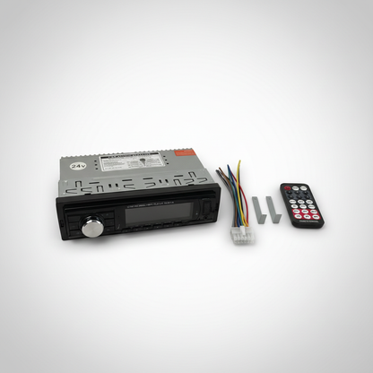 Autoestereo con Reloj, radio Fm, USB, TF y AUX: HL-AT375