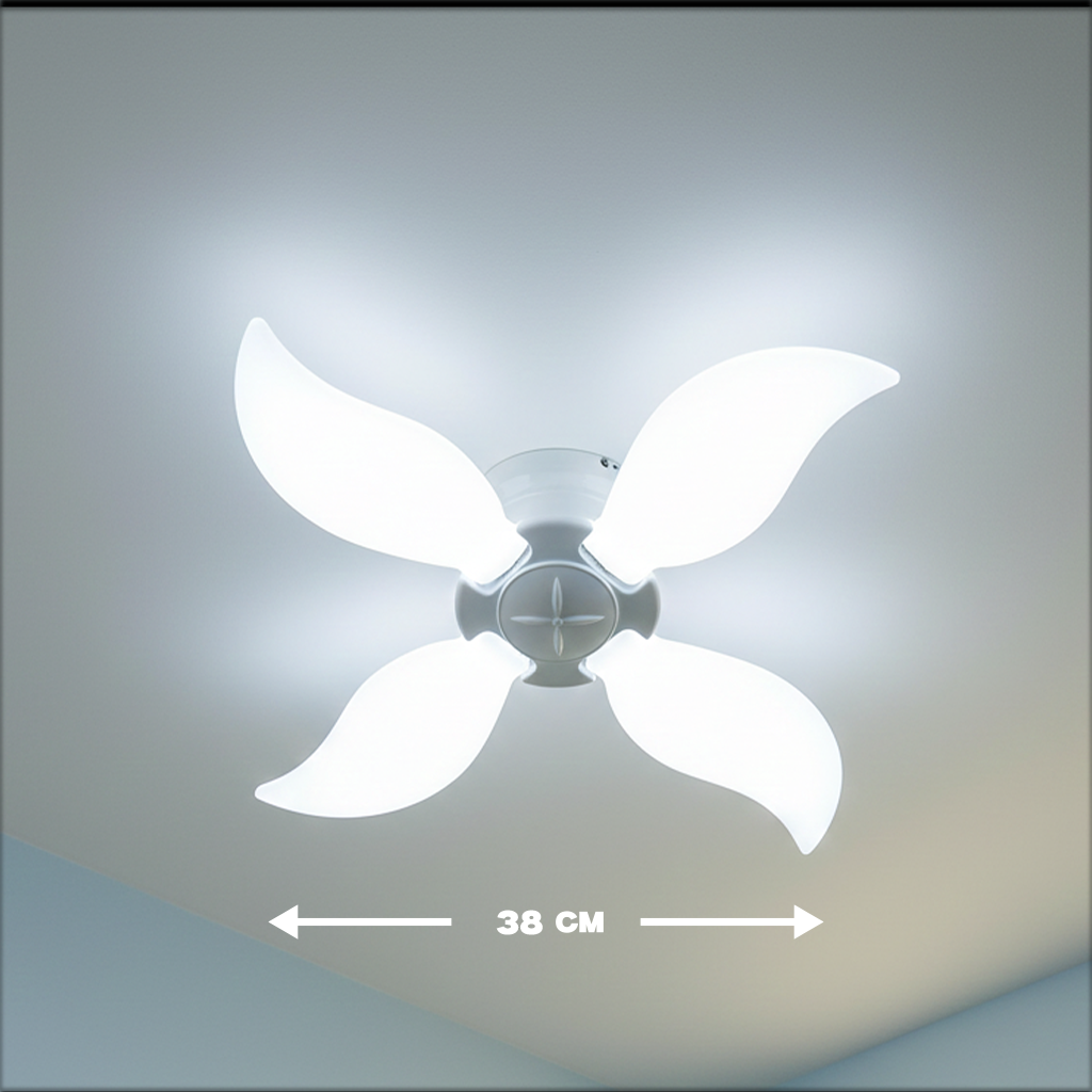 Foco LED decorativo con aspas en forma de pétalo: HL-FOC50W-YE