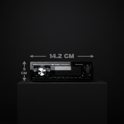 Autoestereo con Reloj, radio Fm, USB, TF y AUX: HL-AT375