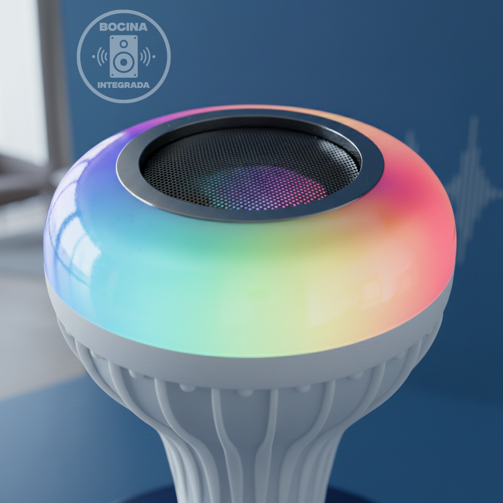 Foco Led con bocina. Modelo INT8012