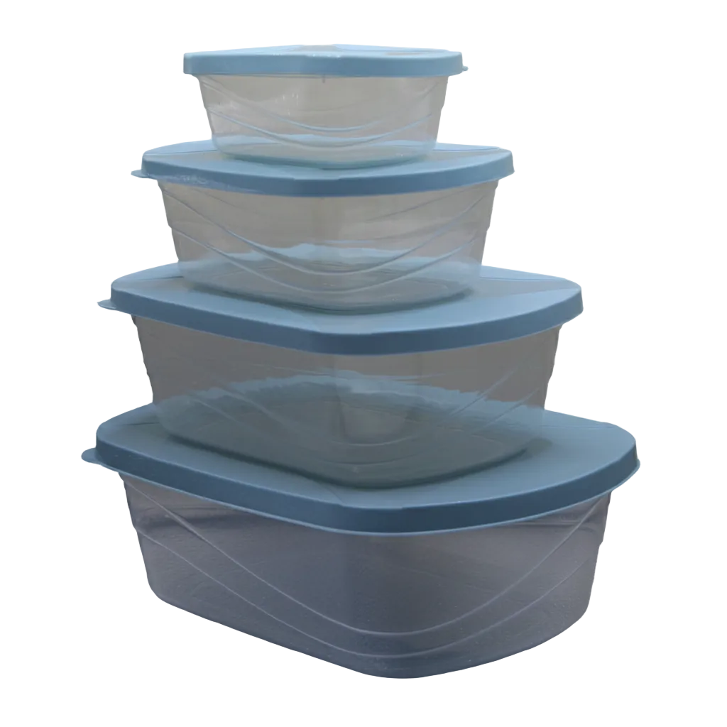 Tupper de 4 pz. Modelo: HL-FH8661