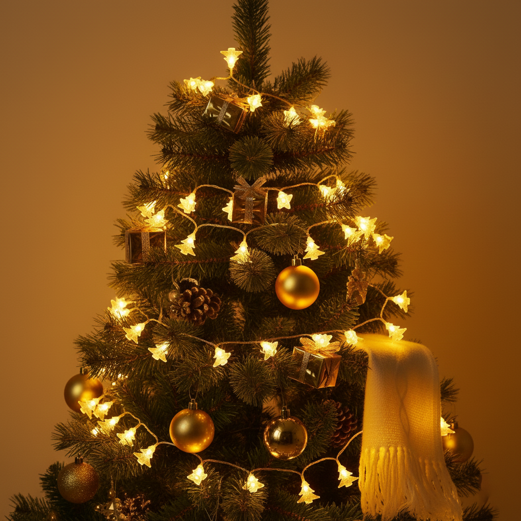 Serie de luces con forma de árbol de navidad DML8276