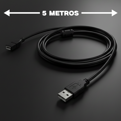 Cable de Impresión USB 2.0 - 5 Metros - Modelo HL-CAB8482