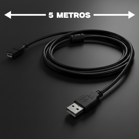 Cable de Impresión USB 2.0 - 5 Metros - Modelo HL-CAB8482