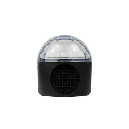 Esfera Luz Led/bocina Rgb Rotativa Audio Ritmo Favorito: HL-LED918