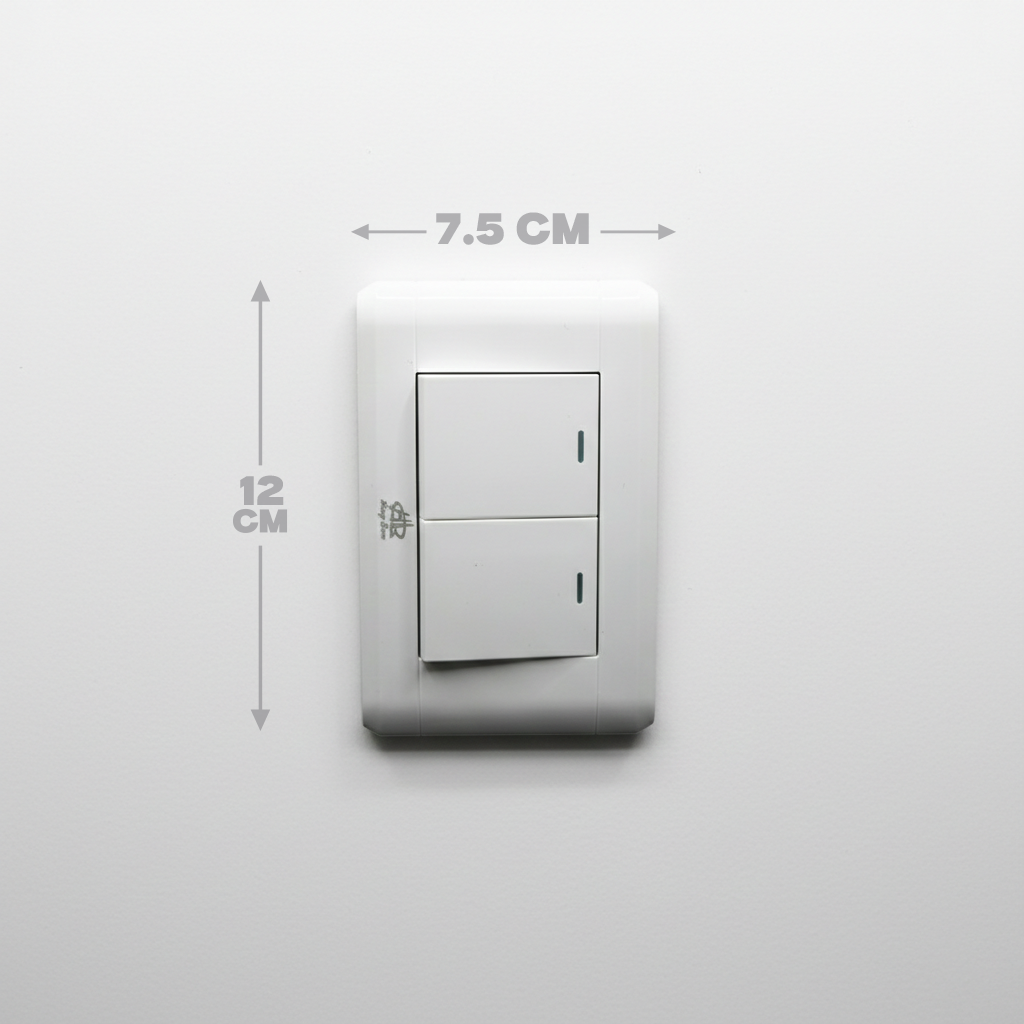 " Interruptor de dos control dobles abiertos. Modelo: KG5480"