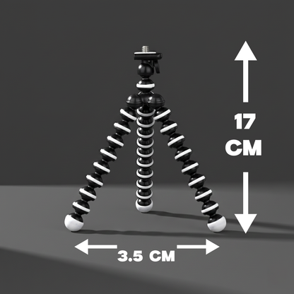 Flexible Tripie Octopus Con Clip Para Celular Camara: HL-SOP9200